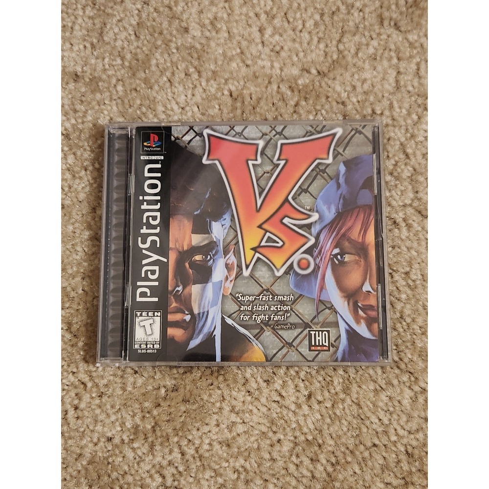 Vs. Case + Manual Only Playstation 1